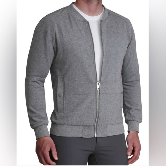 State & Liberty knit bomber jacket